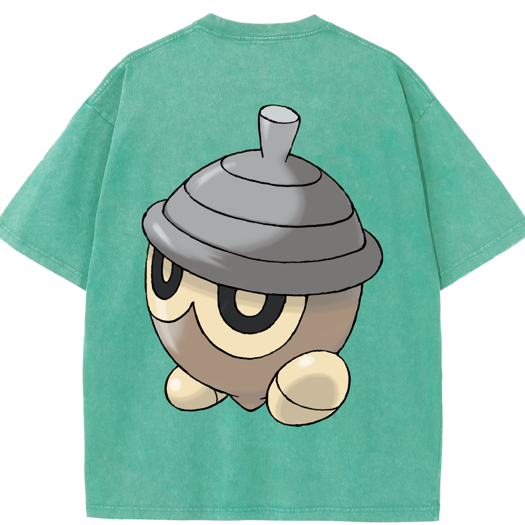 （画像用） ポケットモンスター Pokémon 綿100% ヴィンテージ風 半袖Tシャツ（背面プリント）
